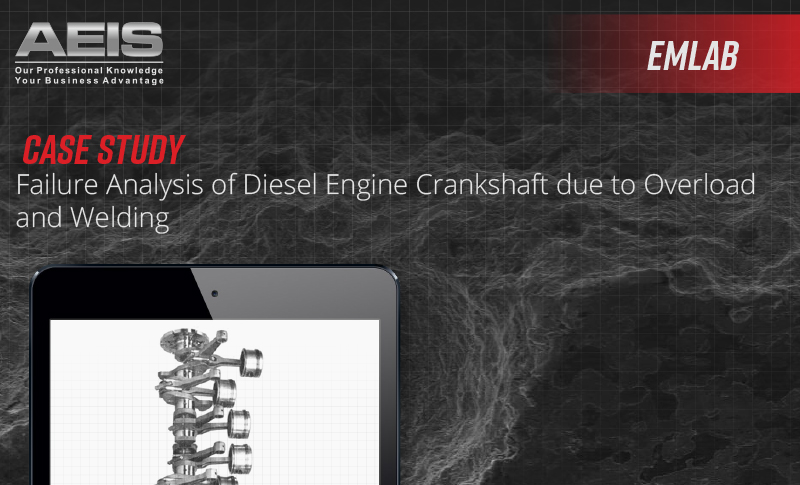 Failure Analysis of Diesel Engine Crankshaft due to Overload and Welding