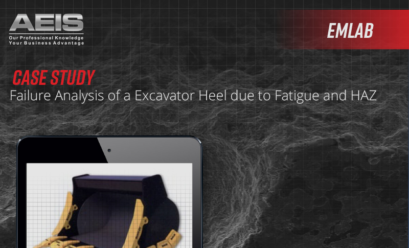 Failure Analysis of a Excavator Heel due to Fatigue and HAZ