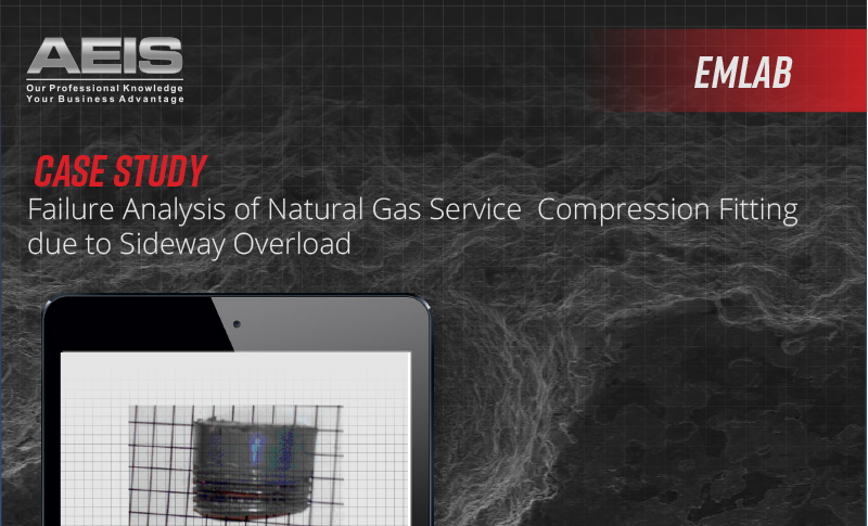Failure Analysis of Natural Gas Service Compression Fitting due to Sideway Overload
