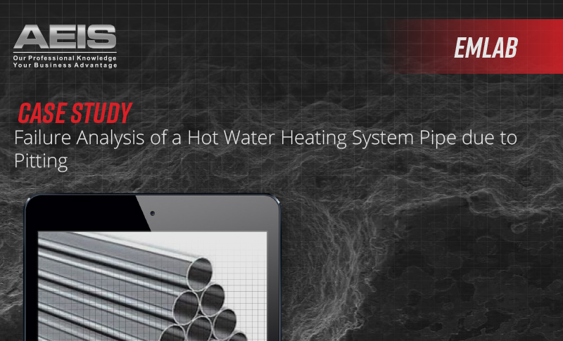 Failure Analysis of a Hot Water Heating System Pipe due to Pitting